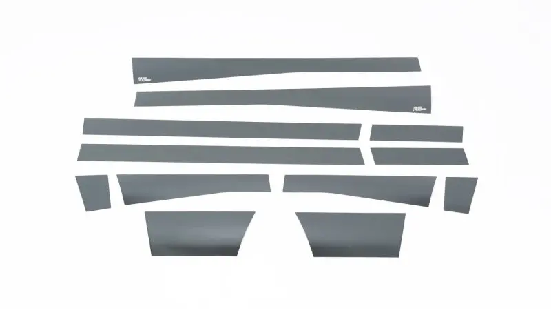 Putco 10-18 Ram 2500 Mega Cab 6.5In- 5.5In Wide W/O Factory Flares 12Pcs Blk Platinum Rocker Panels 1