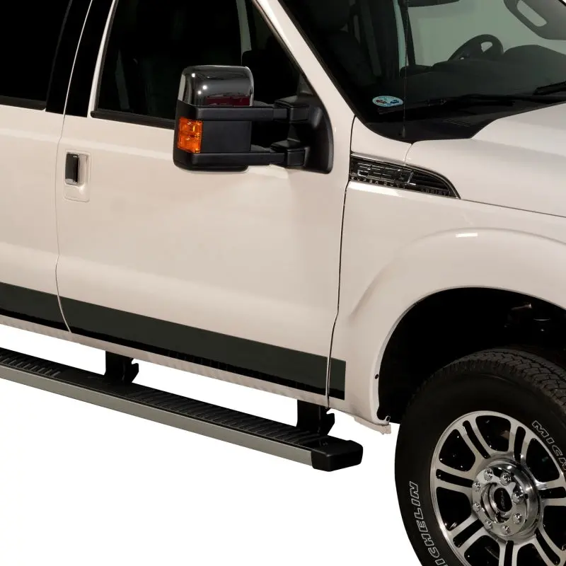 Putco 11-16 Ford Superduty - Reg Cab 8Ft (10Pcs - 6.25In Wide) Black Platinum Rocker Panels 1