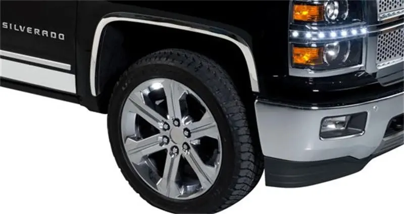Putco 14-15 Chevy Silverado Ld - Full Stainless Steel Fender Trim 1