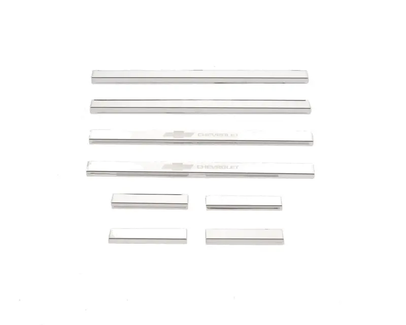 Putco 14-18 Chevy Silv Ld - Double Cab W/ Chevrolet Etching (8Pcs) Ss Door Sills 1