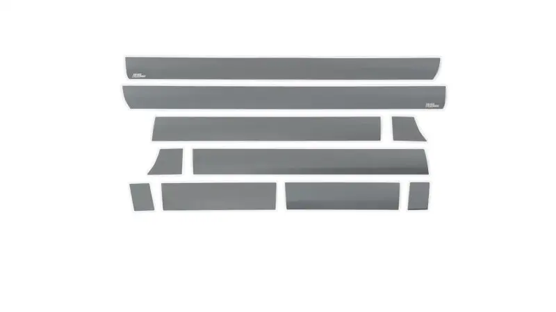 Putco 14-18 Chevy Silv Ld - Standard Cab - 8Ft Long Box (10Pcs) Black Platinum Rocker Panels 1