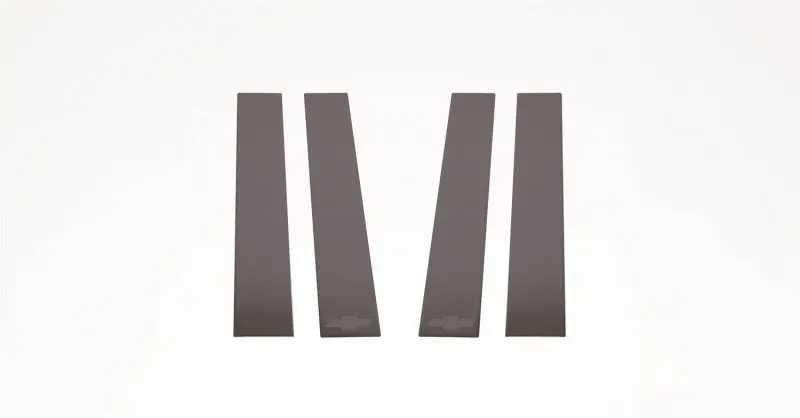 Putco 14-18 Chevy Silverado Ld - Fits Double Cab/Crew Cab - 4Pcs Black Platinum Pillar Posts 1