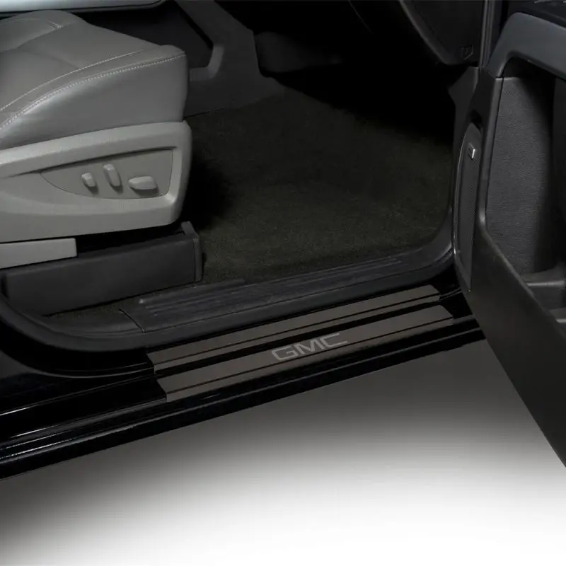 Putco 14-18 Gmc Sierra Ld - Double Cab W/ Gmc Etching (8Pcs) Black Platinum Door Sills 1