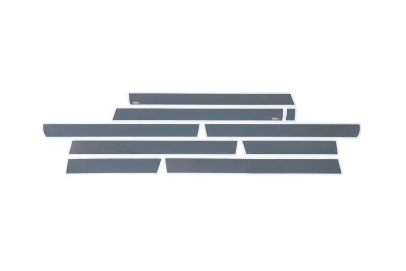 Putco 15-19 Chevy Silverado Hd - Crew Cab 8Ft Long Box (10Pcs) Black Platinum Rocker Panels 1