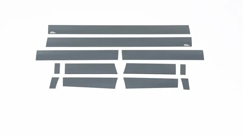 Putco 15-20 Ford F-150 Super Cab 6.5Ft (4.25In Tall - 12Pcs) Black Platinum Rocker Panels 1