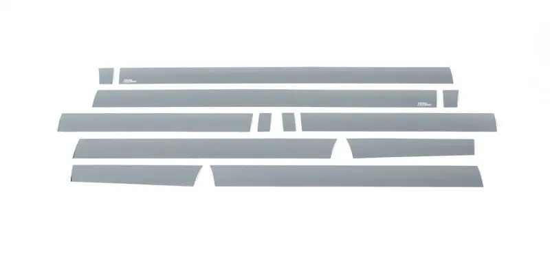Putco 15-20 Ford F-150 Super Cab 8Ft Long Box (4.25In Tall - 12Pcs) Black Platinum Rocker Panels 1