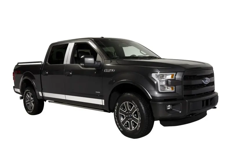 Putco 15-20 Ford F-150 Super Crew Cab 5.5Ft Short Box (4.25In Tall - 12Pcs) Ss Rocker Panels 1