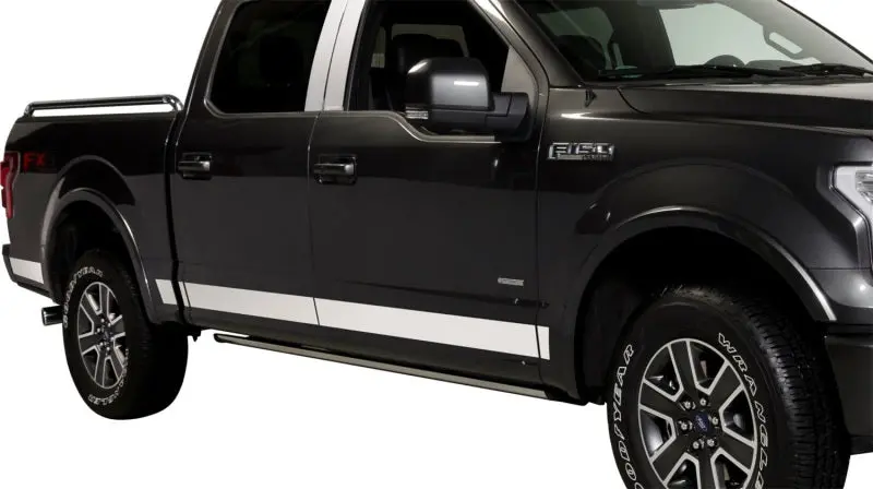 Putco 16-17 Nissan Titan Crew Cab 6.7Ft Bed Stainless Steel Rocker Panels 1