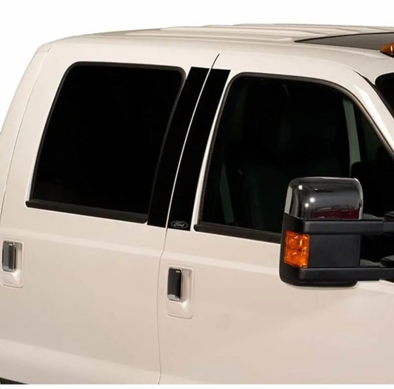 Putco 17-20 Ford Superduty - Crew Cab/Supercab W/O Keypad Black Platinum Pillar Posts Classic 1