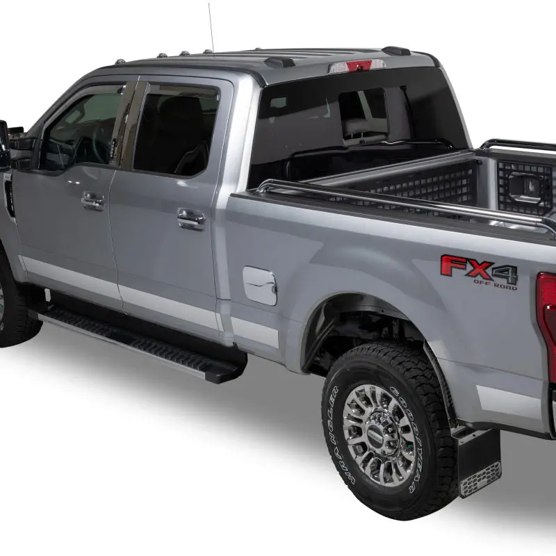 Putco 17-20 Ford Superduty Super Cab 8Ft Box - 12Pcs - 4.25In Wide Ss Rocker Panels 1