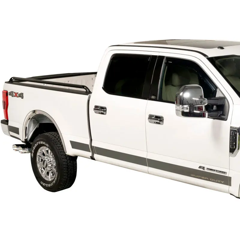 Putco 17-20 Ford Superduty Super Cab 8Ft Box - 12Pcs - 4.25In Wide Ss Rocker Panels 1