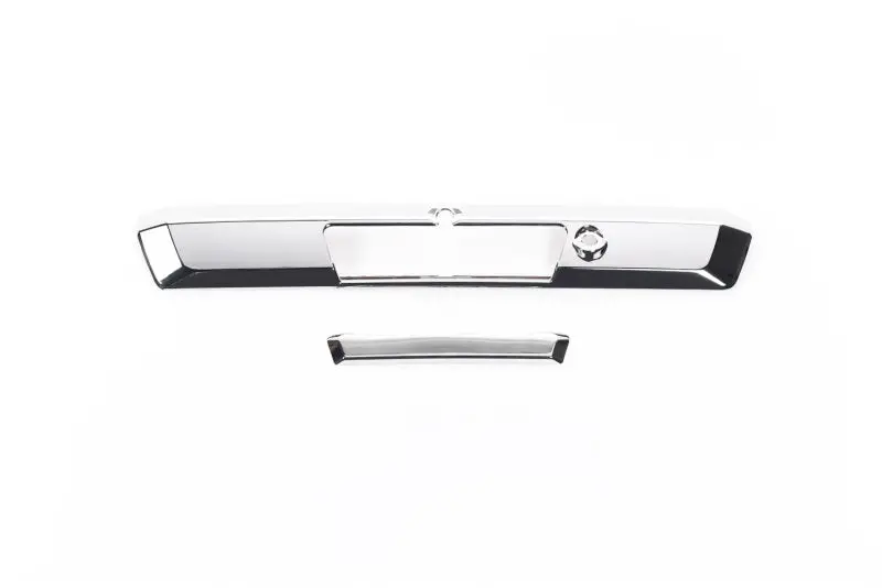 Putco 17-20 Ford Superduty Tailgate & Rear Handle Covers W/ Pull Handle W/ Camera & W/ Led Opening 1