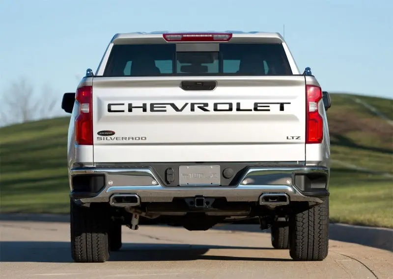 Putco 19-20 Chevy Silverado 1500 - Black Platinum Tailgate Letters Chevrolet Chevrolet Letters 1