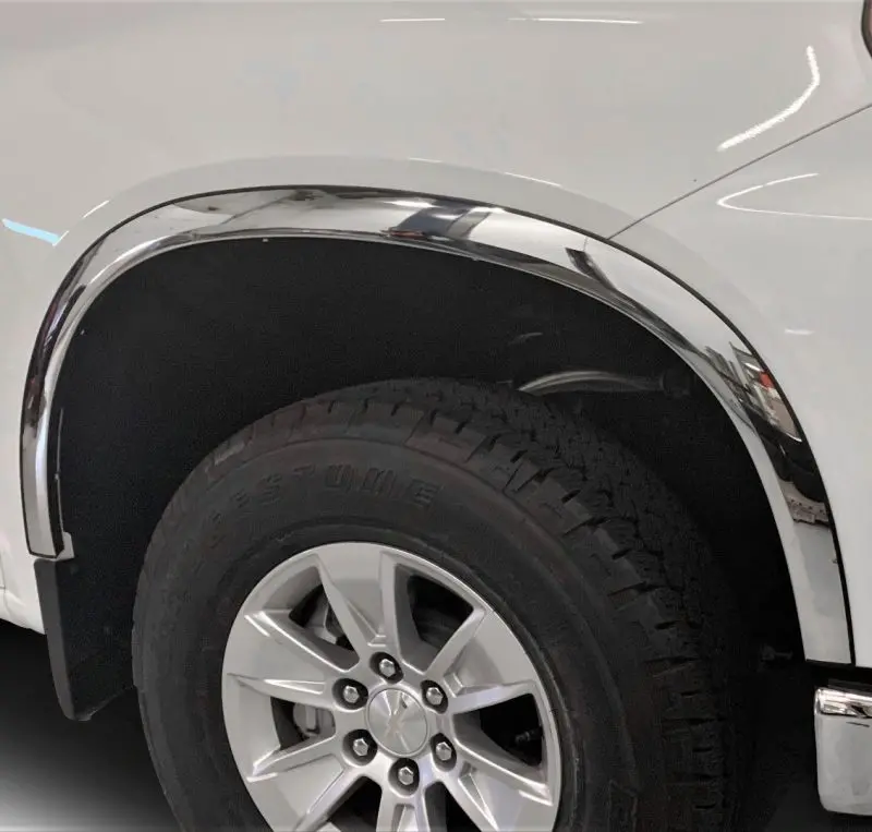 Putco 19-20 Chevy Silverado 1500 Stainless Steel Fender Trim 1