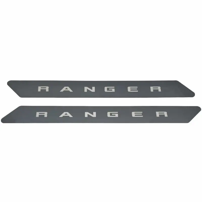 Putco 19-20 Ford Ranger Supercab - W/ Ranger Etching (2Pcs) Black Platinum Door Sills 1