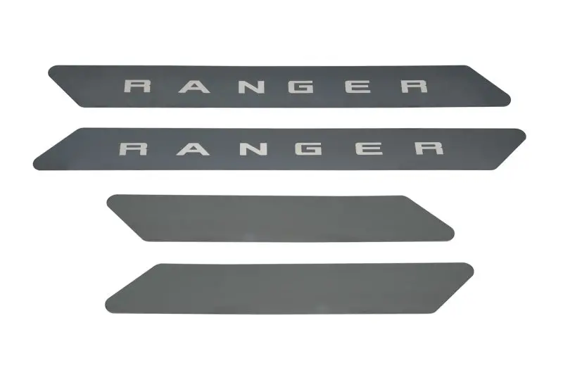 Putco 19-20 Ford Ranger Supercrew - W/ Ranger Etching (4Pcs) Black Platinum Door Sills 1
