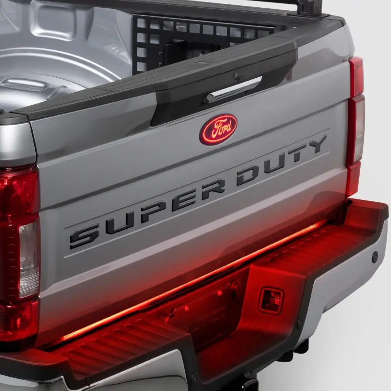 Putco 20-22 Ford Super Duty Letters Tailgate/Rear Ford Lettering Emblems (Stamped/ Black Platinum) 1