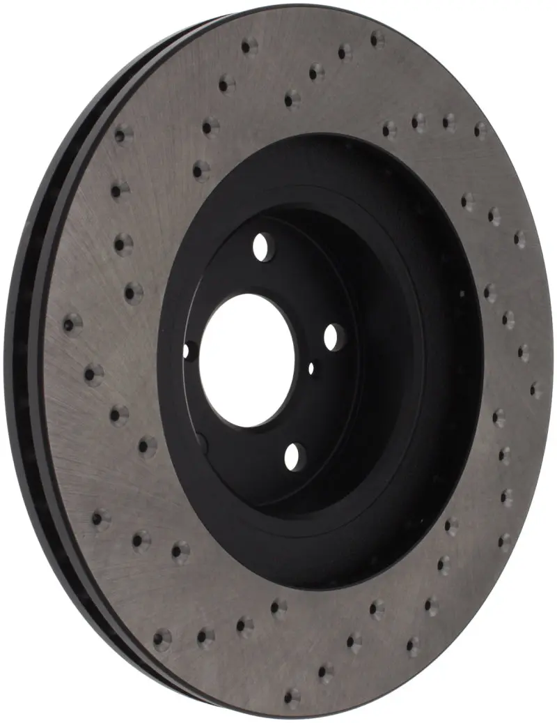 Stoptech 02-10 Wrx Drilled Left Front Rotor 1