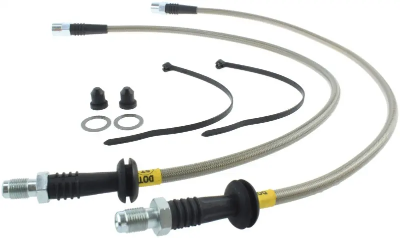 Stoptech 06-08 Bmw M5 / 07-08 M6 / 04-07 525I (Not Awd) Stainless Steel Front Brake Line Kit 1