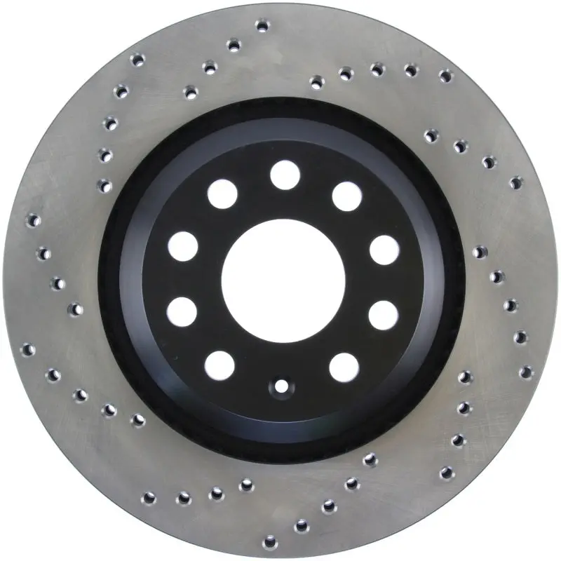 Stoptech 09-13 Vw Cc 3.6L Vr6 / 08-09 & 12 Golf R/Golf R32 Drilled Right Rear Rotor 1