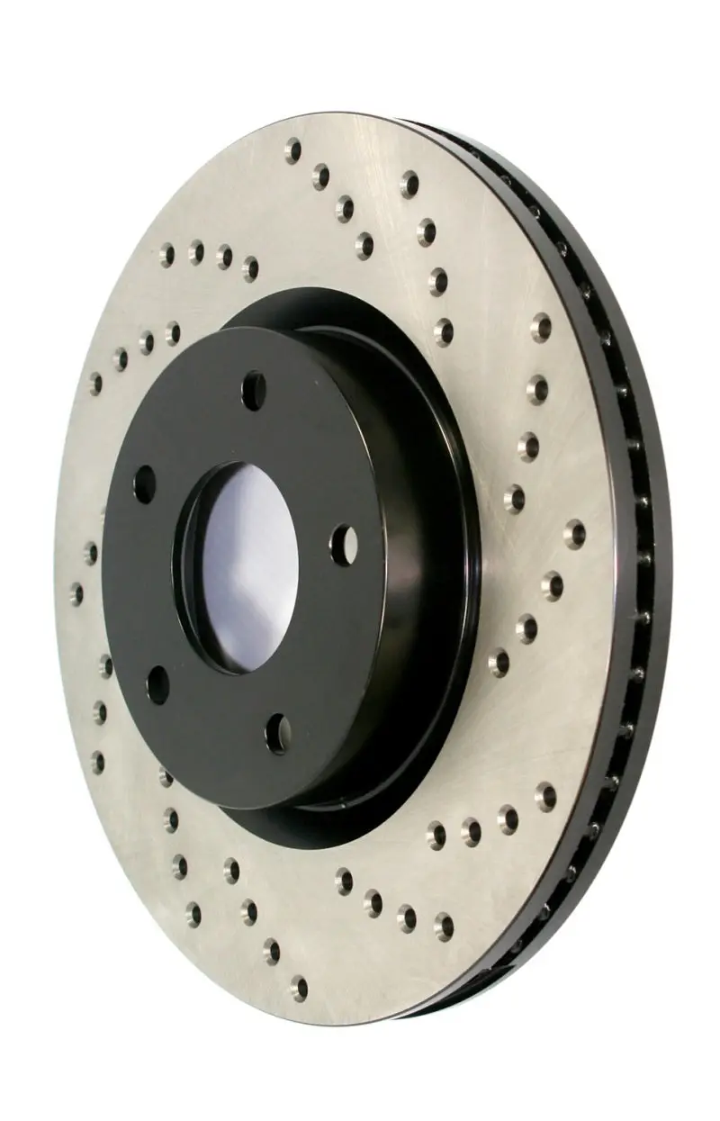 Stoptech 13-15 Bmw 335I Drilled Front Left Sport Brake Rotor 1