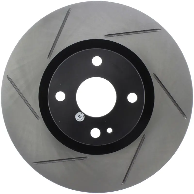 Stoptech 16-17 Mazda Mx-5 Front Passenger Side Slotted Sport Brake Rotor 1