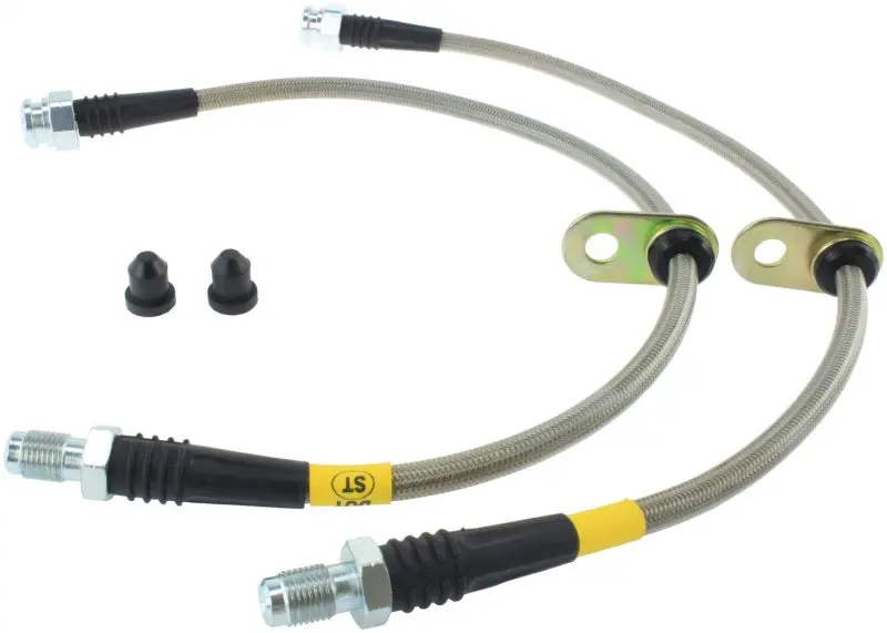 Stoptech 2014 Ford Fiesta St Stainless Steel Rear Brake Lines 1