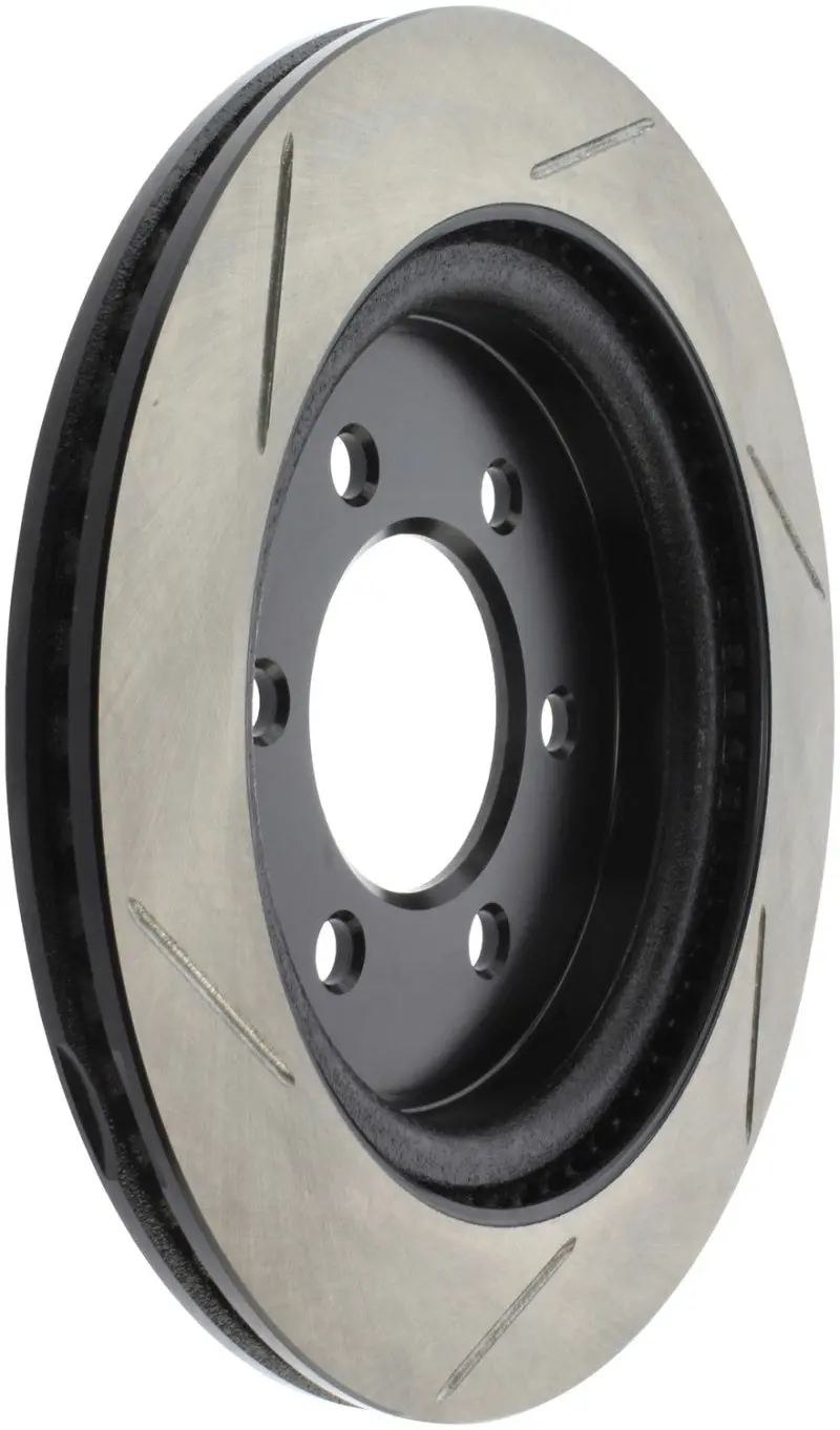 Stoptech 2018 Ford F-150 Sport Slotted Rear Left Brake Rotor 1