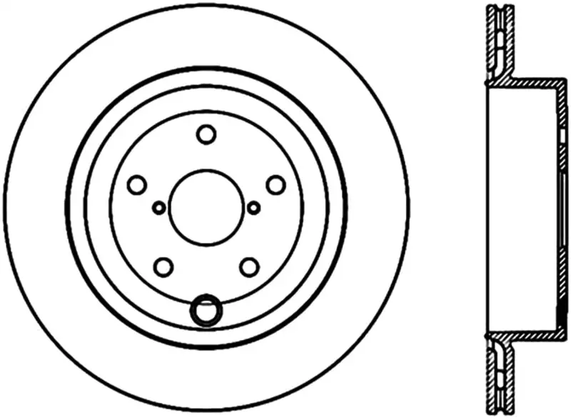 Stoptech Drilled Sport Brake Rotor 1