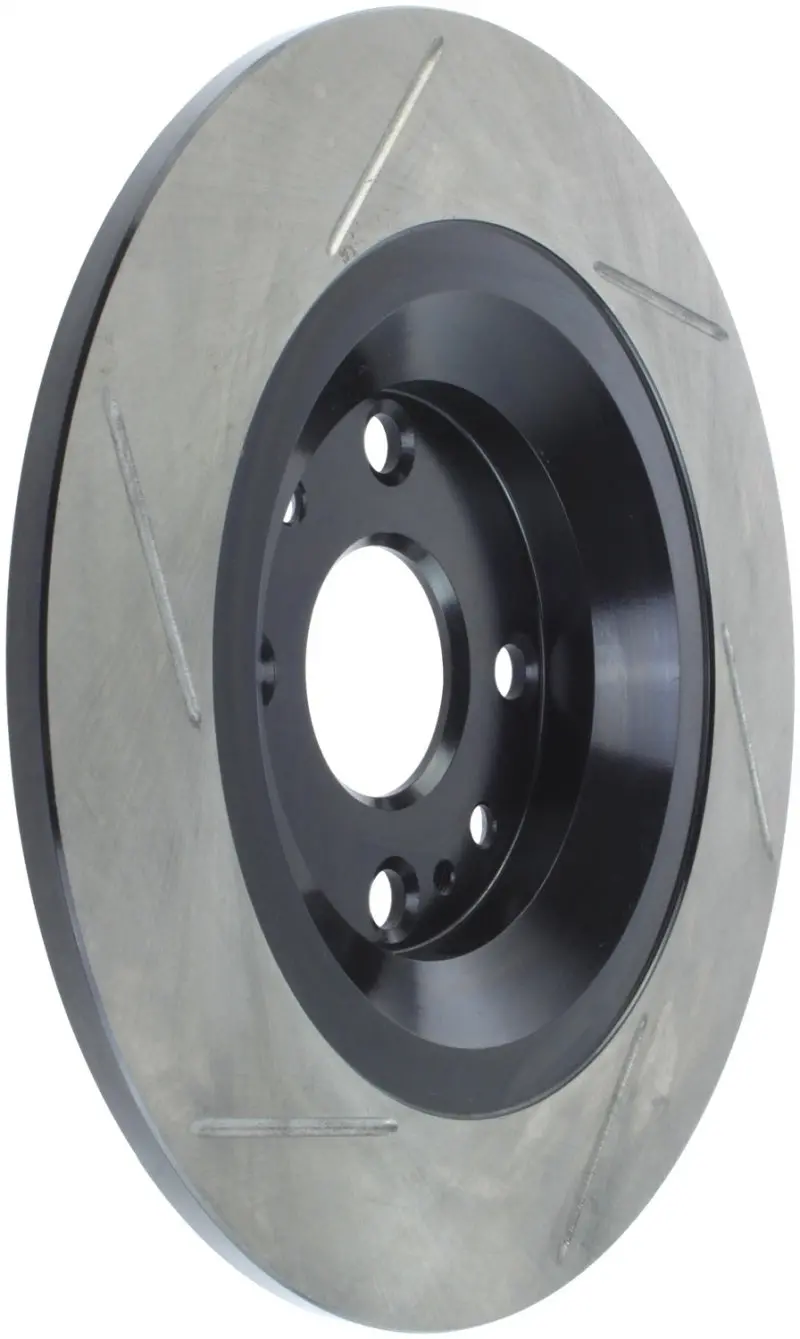 Stoptech Power Slot 01-05 Mazda Miata Sport Suspension/Turbo Sportstop Slotted Rear Left Rotor 1
