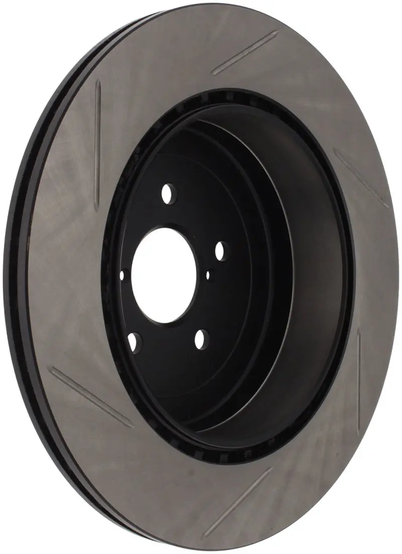 Stoptech Power Slot 04 Sti Rear Left Slotted Rotor 1