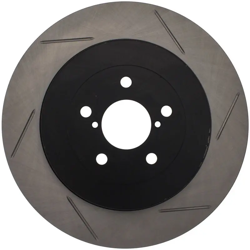 Stoptech Power Slot 04 Sti Rear Right Slotted Rotor 1