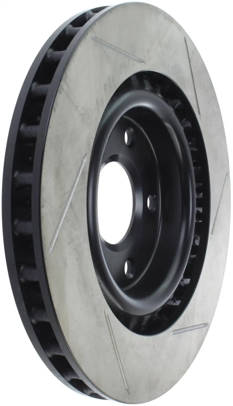 Stoptech Power Slot 05-07 Cadillac Xlr / 06-09 Chevy Corvette Front Right Slotted Rotors 1