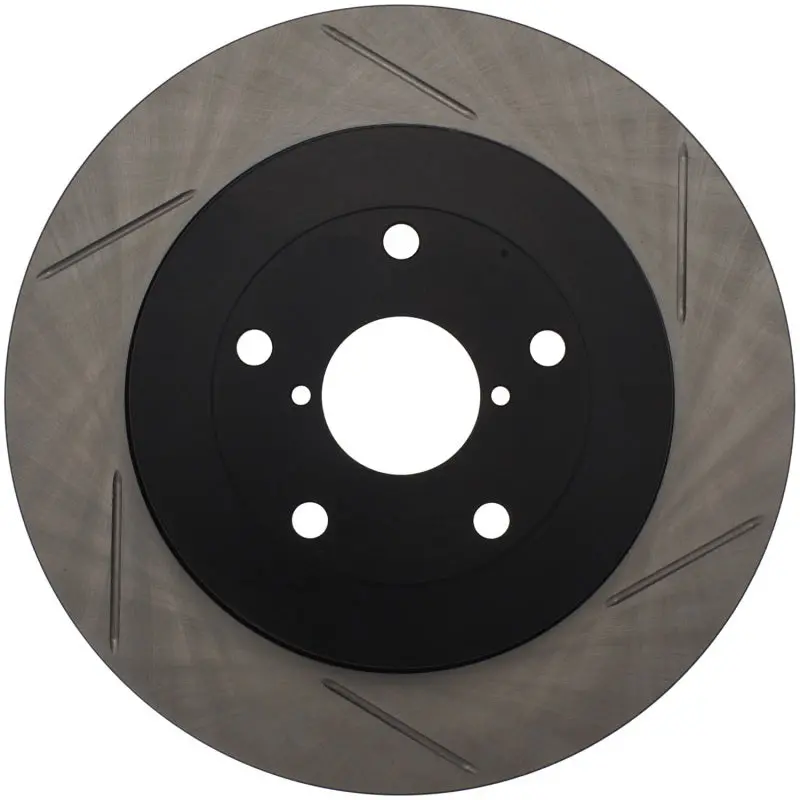 Stoptech Power Slot 05-07 Sti Rear Left Slotted Rotor 1