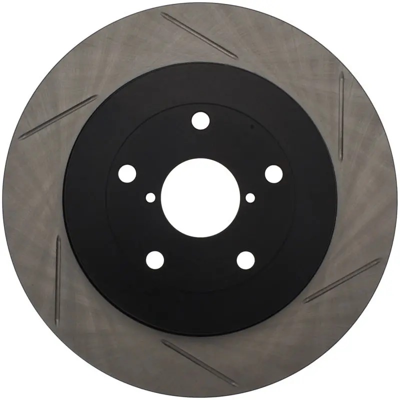 Stoptech Power Slot 05-07 Sti Rear Right Slotted Rotor 1