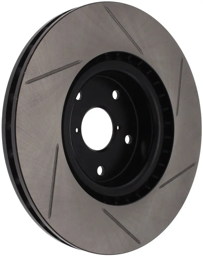 Stoptech Power Slot 05-08 Sti Front Right Slotted Rotor 1