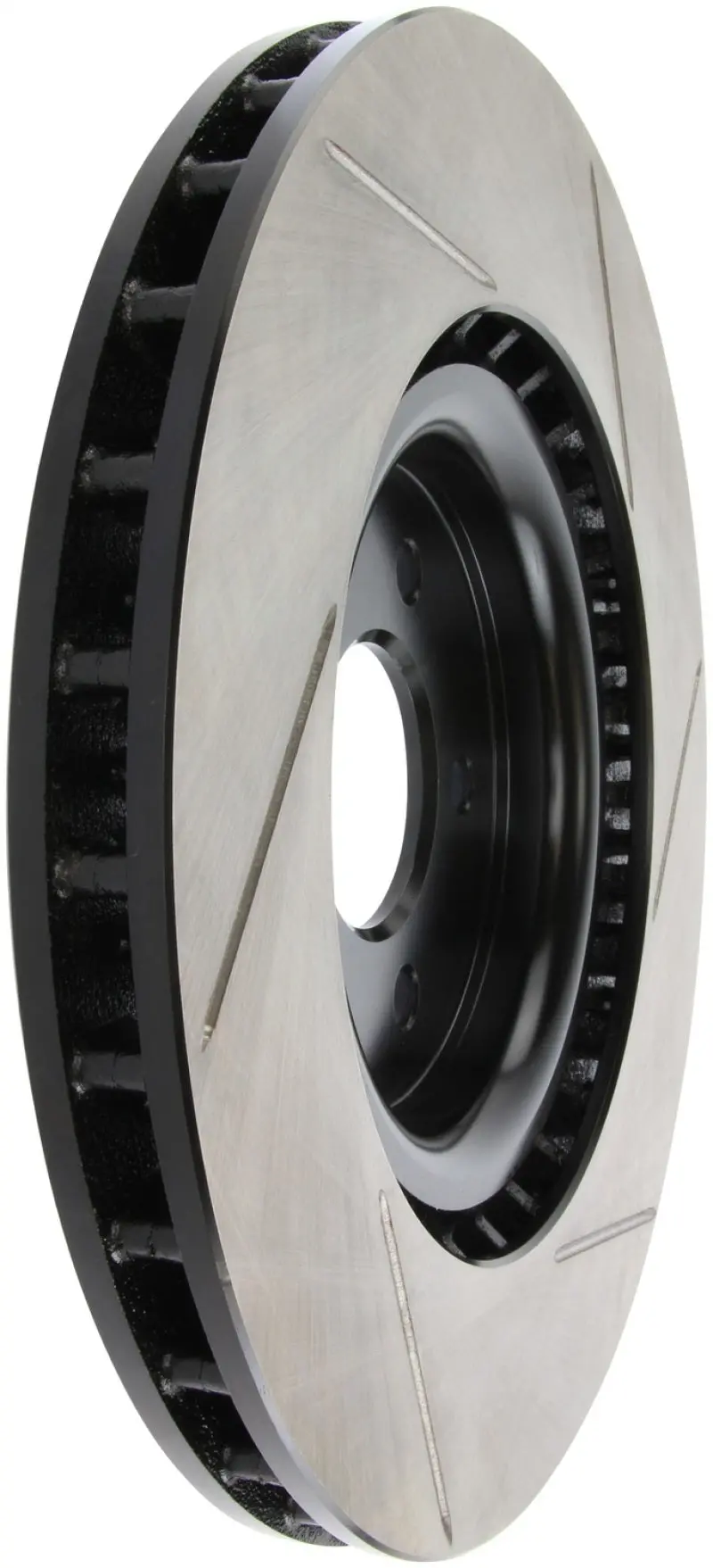 Stoptech Power Slot 07-10 Ford Mustang Shelby Front Right Slotted Rotor 1