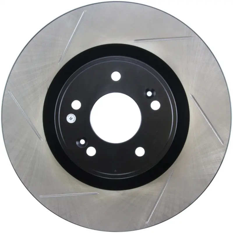 Stoptech Power Slot 10 Hyundai Genesis Coupe Track Front Right Slotted Rotor 1