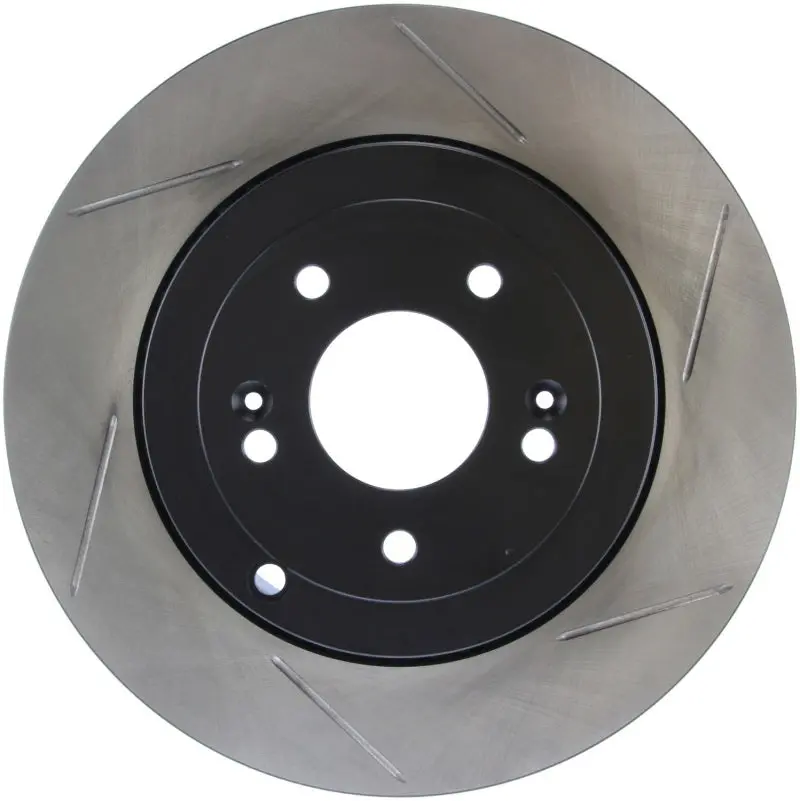 Stoptech Power Slot 10 Hyundai Genesis Coupe Track Rear Left Slotted Rotor 1