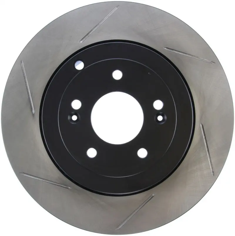 Stoptech Power Slot 10 Hyundai Genesis Coupe Track Rear Right Slotted Rotor 1