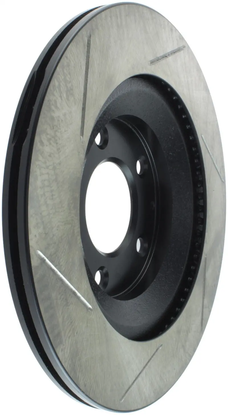Stoptech Power Slot 2003+ Mazda Rx8 Slotted Left Rear Rotor - Sport Suspension Only 1