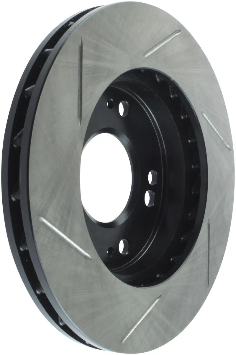 Stoptech Power Slot 4/89-00 Mitsubishi Eclipse Gst / 2/98-01 Galant 4 Cyl Slotted Left Front Rotor 1