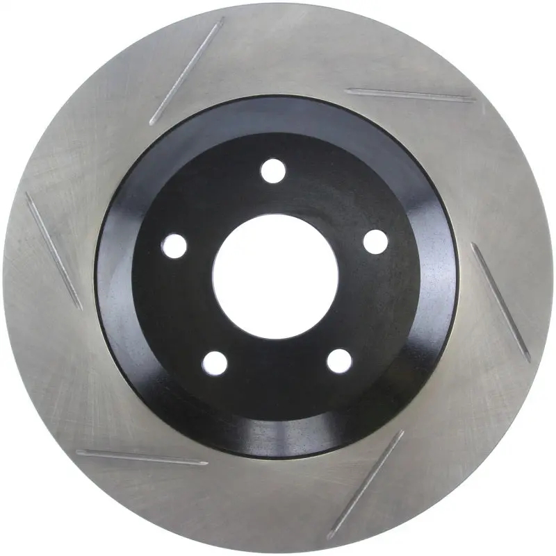 Stoptech Power Slot 97-04 Chevy Corvette / 04 & 08 Cadillac Xlr/Xlr-V Front Right Slotted Rotor 1