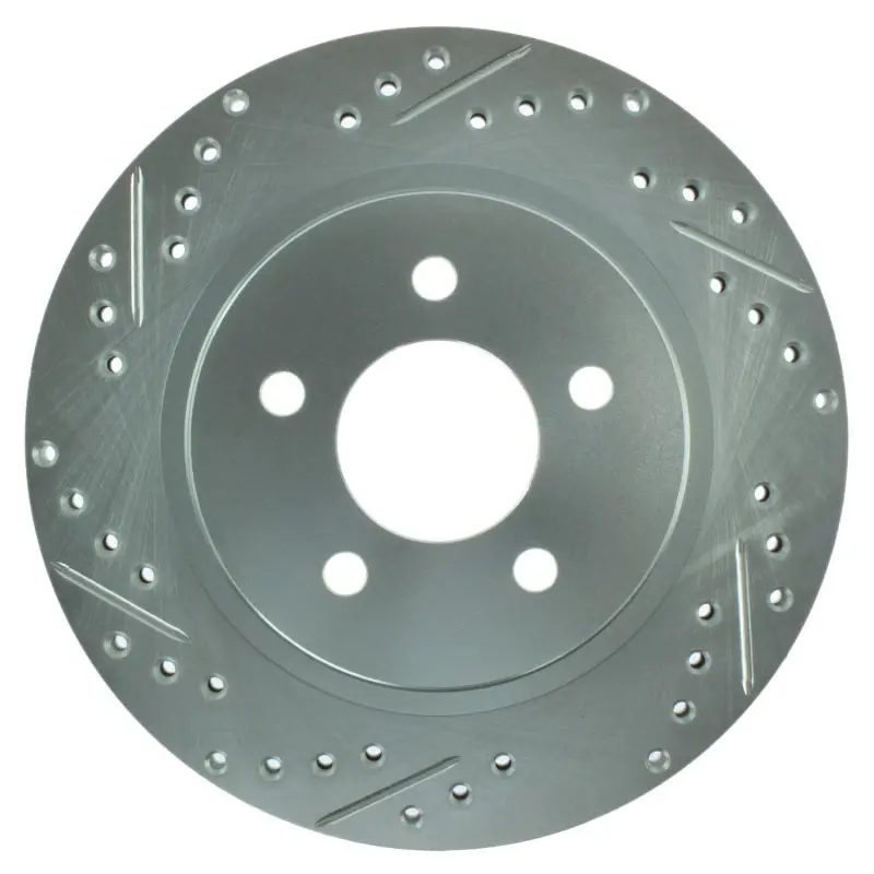 Stoptech Select Sport 05-10 Ford Mustang Gt Slotted And Drilled Rear Right Rotor 1