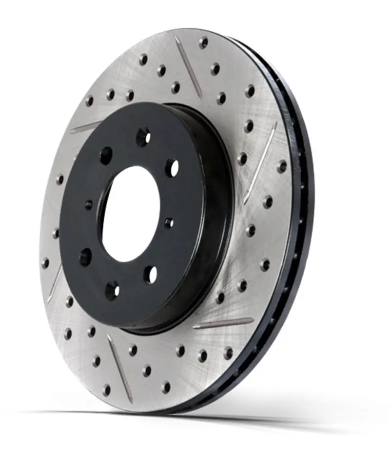 Stoptech Select Sport 06-15 Dodge Charger/ 05-15 Chrysler 300 Slotted/Drilled Left Rear Brake Rotor 1