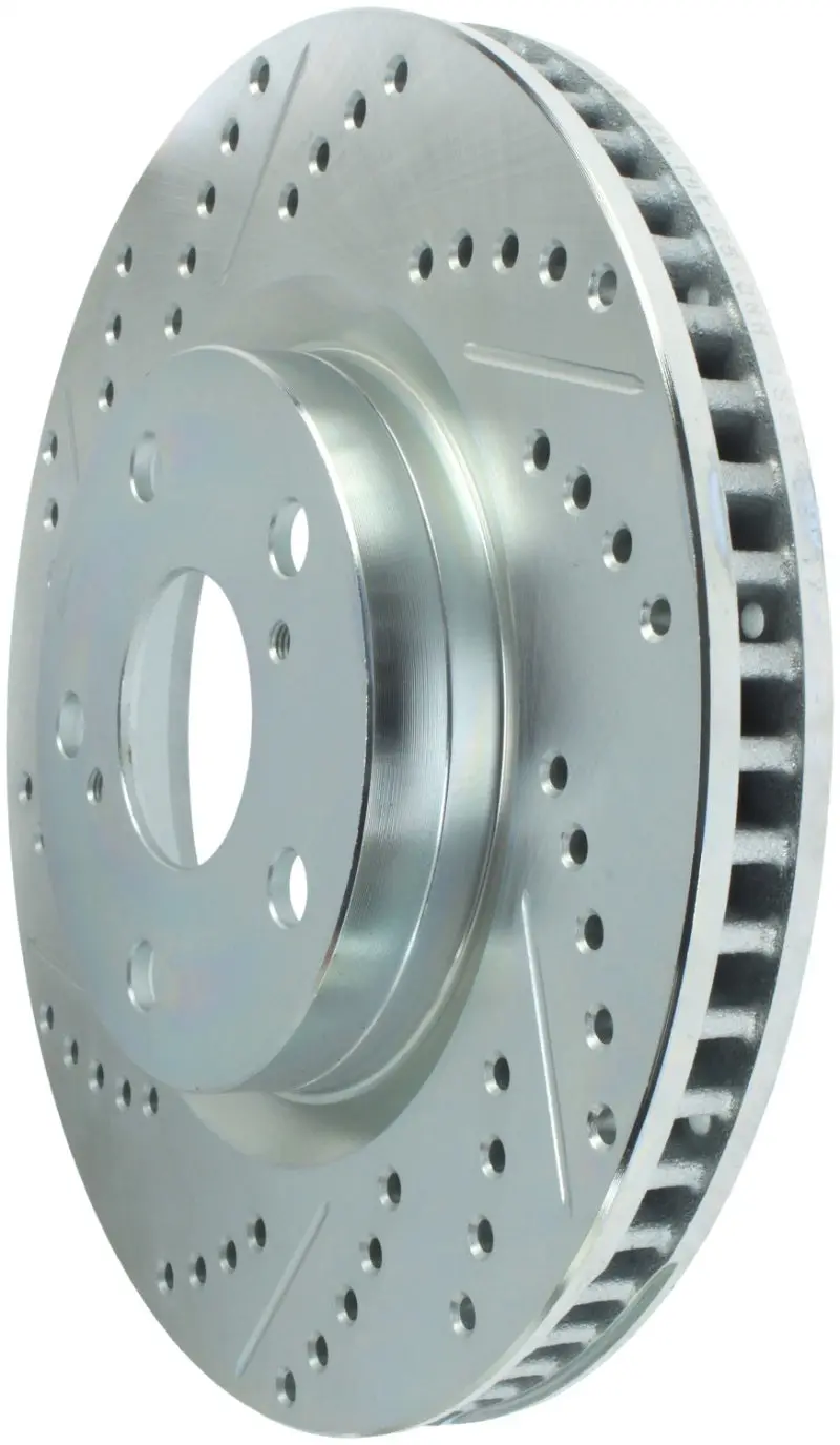Stoptech Select Sport 11-16 Toyota Avalon/ 11-17 Camry Sportstop Slotted & Drilled Right Front Rotor 1
