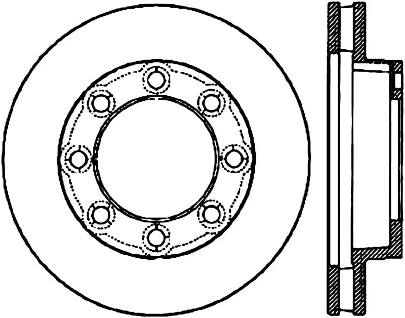 Stoptech Slotted & Drilled Sport Brake Rotor 1