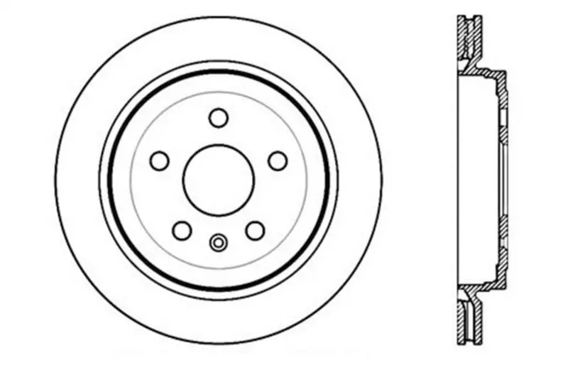 Stoptech Slotted & Drilled Sport Brake Rotor 1