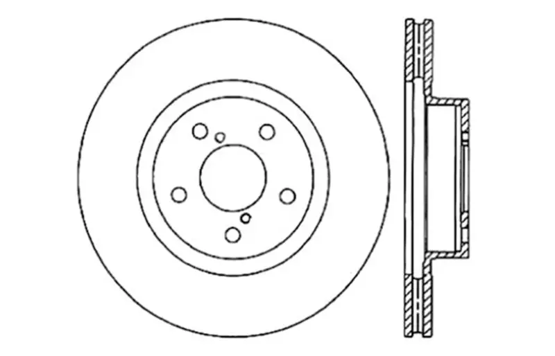 Stoptech Slotted & Drilled Sport Brake Rotor 1