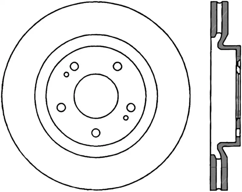 Stoptech Slotted & Drilled Sport Brake Rotor 1